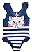 The Aristocats Bimba Costume da Bagno Un Pezzo (Blu Navy,18 Mesi)