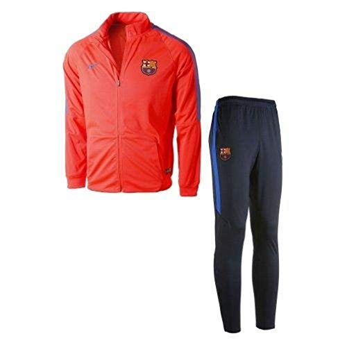 Nike FCB Y NK Dry TRK Suit SQD K - Chándal FC Barcelona para hombre, color rojo, talla XL