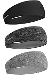 Sport Stirnband für Damen, Laufstirnband Damen Elastizität Haarband Schweißband Kopf Feuchtigkeitstransport Stirnbänder für Laufen, Wandern, Yoga, Fahrrad, Fußball und Tennisbälle Headband