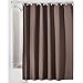 mDesign Hotel Quality Polyester/Cotton Blend Machine Washable Fabric Shower Curtain with Waffle Weave and Rust-Resitant Metal Grommets for Bathroom Showers and Bathtubs - 72