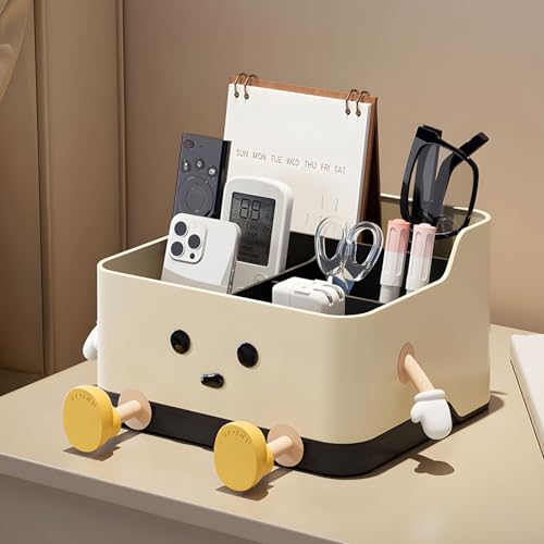 Organiseur de bureau 4 compartiments pour trier appareils et petits objets - 8