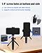Mechrig Universal Cold Shoe Phone Clamp Mount with Triple 1/4