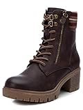 Suela antideslizante Refresh 72390, Botas Cortas al Tobillo Mujer, Marron, 40 EU