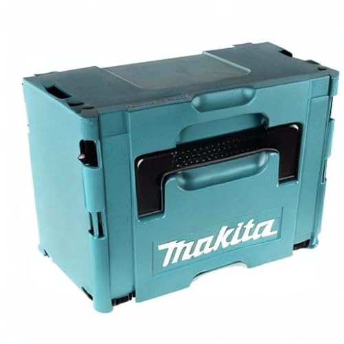Makita Meuleuse d'angle sans fil 18 V 125 mm DGA 511 ZJ avec poignée supplémentaire, capot de protection, bride de serrage, mandrin à bride, clé pour trou frontal, Makita Makpac et insert universel