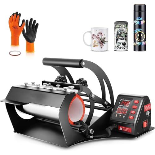 Máquina de Prensa Roller para Sublimación de Tazas 220V miniatura 1