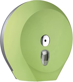Mar Plast A75810VE Jumbo - Papel higiénico (335 x 128 x 128 mm), color verde y transparente