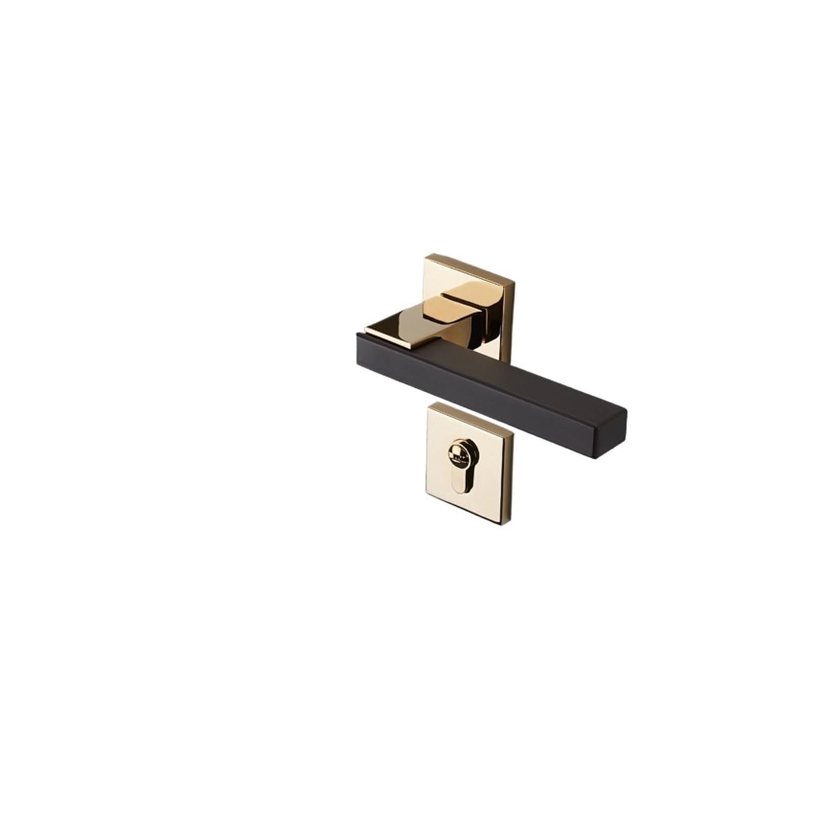 NYRXRYTCA Chinese Door Lock Indoor Silent Bedroom Split Lock Wooden Door Room Door Lock Magnetic Suction Home Simple Wooden Door Handle(Model A silent)