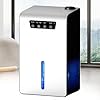 Deumidificatore e umidificatore 2 in 1 per piccoli spazi, serbatoio da 3,2 l, illuminazione ambientale, compatto e silenzioso per scrivania, armadio, roulotte