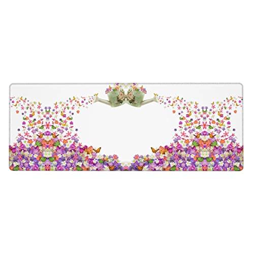 Tapis de souris de jeu XXL anti-glisse confort des poignets