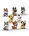 dOvOb Micro Mini Blocks 8 in 1 Dogs Set, 1616 Pieces Bricks, 3D Puzzle Collection Animal Model Toys as Gift for Adult or Kids
