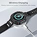 Goton Rugged Band for Samsung Galaxy Watch 8 44mm Case with Band & Screen Protector for Galaxy Watch 8 44mm Soft Silicone Strap with Rugged Protective Cover for Men - Black