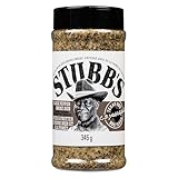 Stubb's Black Pepper & Smoke Rub Seasoning, Crafted with Applewood Smoke, Texas BBQ, Flavourful Barbecue Rub for Brisket, Burgers, Chicken or Pork, 345 g