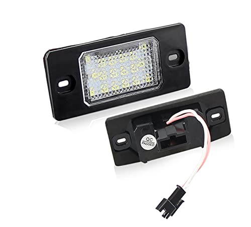 Luces para matrícula que solucionan el fallo de luz trasera en un par de pasos para Golf 5