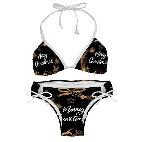 Bikini de Noël pour femme le cadeau original pour un Noël au soleil