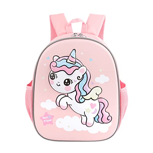 Wenlia Sac à Dos Enfant Bas âge, Garçons Filles Sac d'école Maternelle Sac à Dos Animal avec poche latérale et bande réfléchissante, Préscolaire Sac Ecole pour bébé Petites Enfant de 2 à 6 Ans Cover