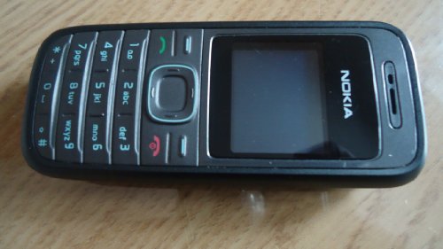 Nokia 1208 Monoblock Dualband GSM schwarz