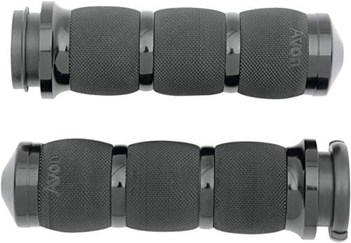 Avon Grips AIR-90-ANO-FLY Air Cushion Fly-By-Wire Air Cushion Street Motorcycle Hand Grips - Anodized/One Size