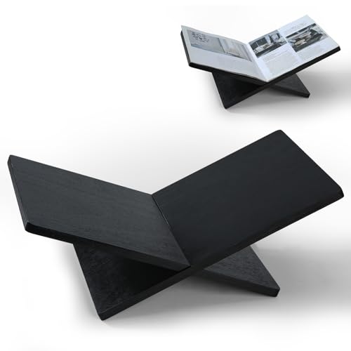 Support de livre en bois de qualité supérieure pour table basse et beaux livres d'art