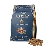 Herz Air-Dried Dog Food Beef & Duck Liver Recipe 2.2 lb, All-Natural, High-Protein, Grain-Free, Limited Ingredients, Complete & Balanced, Premium Canine Cuisine