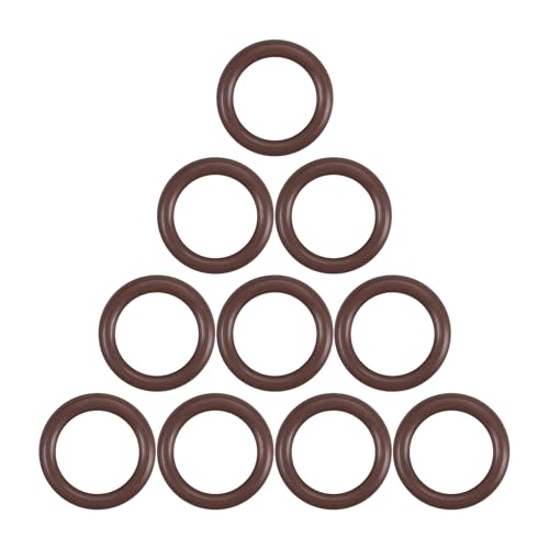 Ofowin 10�� O�����O �j�g�����S�� 13mm x 9mm x 2mm �u���E�� �I�[�����O 9mm�̓��a 13mm�̊O�a 2mm�� KFM �~�` �V�[�� �K�X�P�b �g�ϔM �ϖ� �ϔR���� �ώ_ �h�� �ϖ��Ր� �� �G�A�R�� �|���v ���͐��@ �@