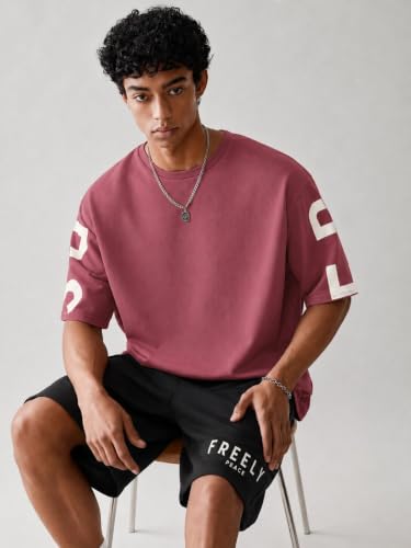 Image of ColorChakra Oversized Tshirt for Mens Down Shoulder Loose fit t-Shirt Men Oversize t-Shirt M to 4XL
