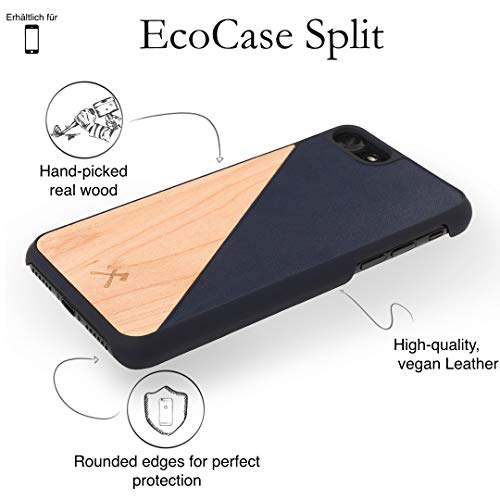 Woodcessories – Capa de madeira verdadeira compatível com iPhone 6/6s, EcoCase Split, iPhone 6/ 6s,