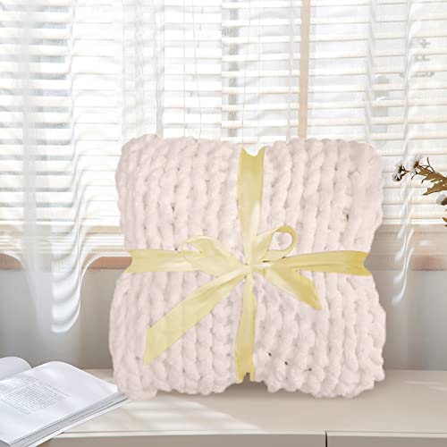Chunky Knit Blanket, Super Luxurious - Soft And Comfortable Chunky Knit Blanket Throw, Cable Knit Throw Blanket For Sofa, Bed, Chair, Machine Washable Big Blanket #TOP3