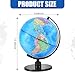KISEER Rotating World Globe 10 Inch Spinning Earth Globe with Stand for Kids Learning Geography Classroom Education or Office Home Decorations