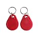 Produktbild YARONGTECH ISO14443A RFID Schlüsselanhänger 13.56MHz rot Nähe ABS IC Tags NFC MIFARE Classic® 1K Tag für Zugriff Controll (100 Stück)