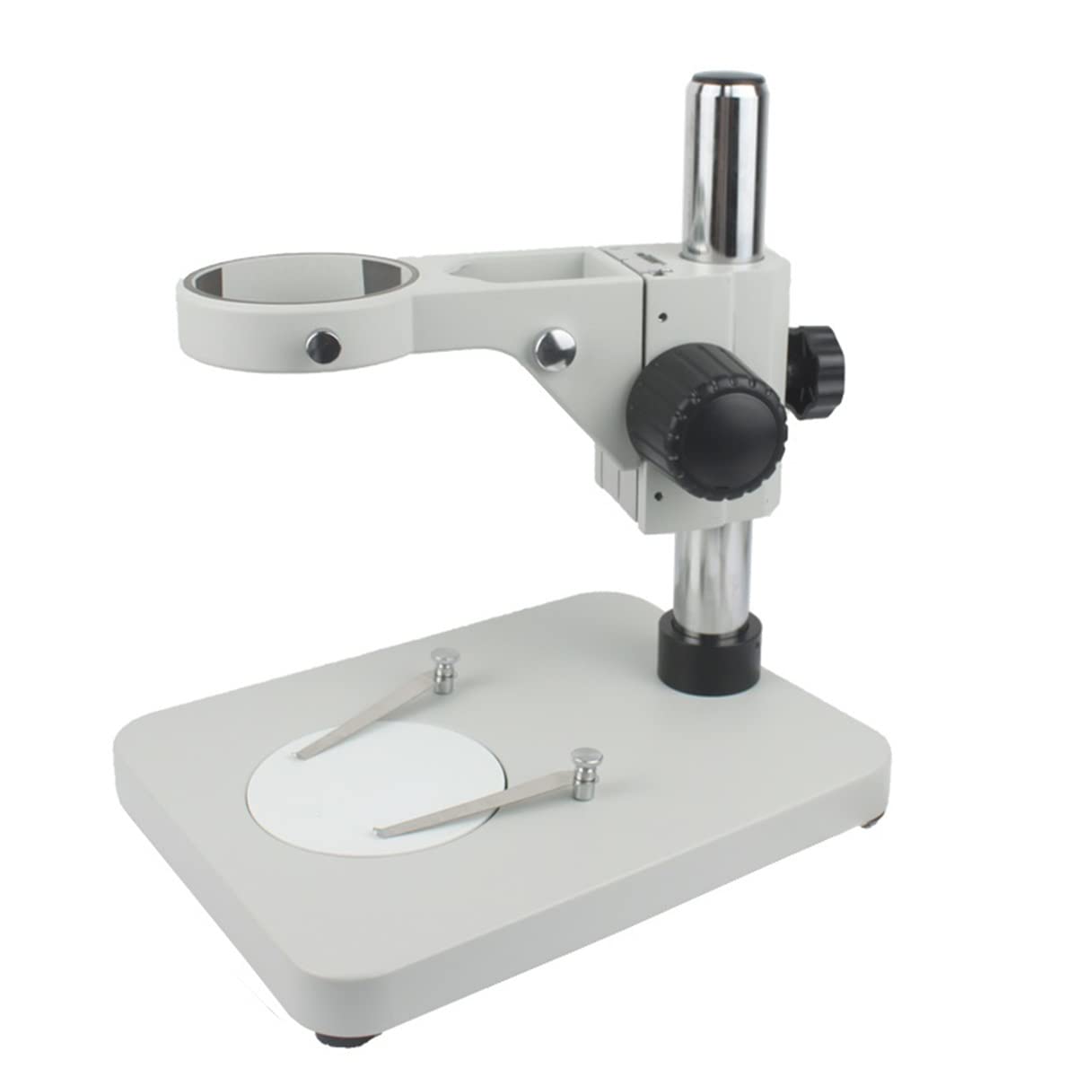 Microscope stéréo trinoculaire avec table réglable et support 76mm - 2