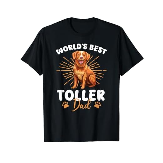 Nova Scotia Duck Tolling Retriever World's Best Toll Dad T-Shirt