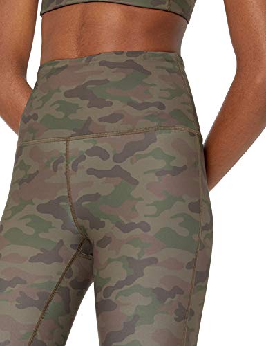 Amazon Essentials Women's Active Sculpt High Rise Capri Legging (Available In Plus Size), Olive Camo, Medium #TOP2