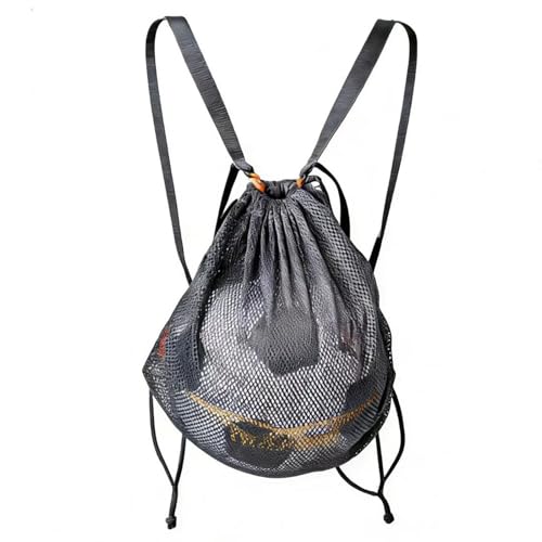 Kumandaluo Basketball Bag with mesh Drawstring for Storage, Breathable for Sports use, Suitable for Volleyball, Football, Rugby, Swimming Bags, Double-Shoulder Strap, Cross-Body Strap