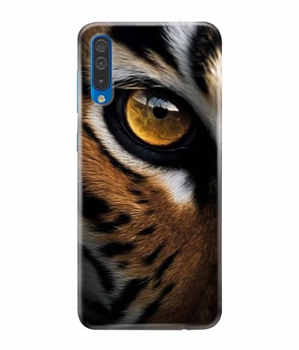 Image of Printed Hard Back Case Cover & Compatible for Samsung Galaxy A50 / Samsung A50S / Samsung A30S | Tiger Faces Art (Multicolor) - D1205