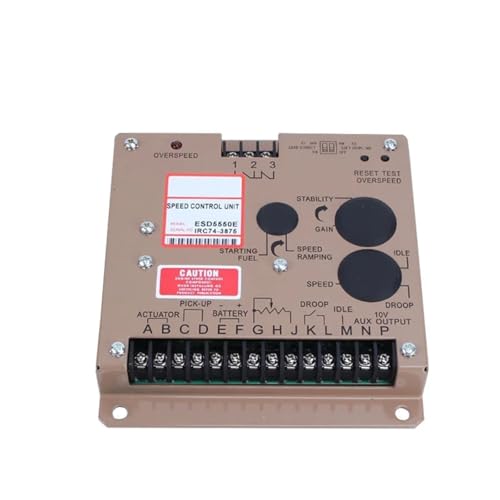 Controlador de velocidad ESD5550E para la regulación electrónica en generadores