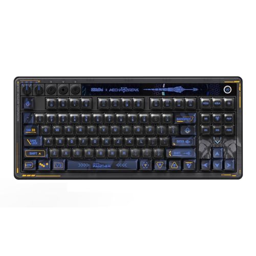 8BitDo Retro 87 Mechanical Keyboard with Hot-Swappable Kailh Switches, RGB Backlight, Programmable Buttons, Wireless 2.4G/Bluetooth/USB-C for Windows and Android - Mecha Break: Panther - ANSI US – Image 3