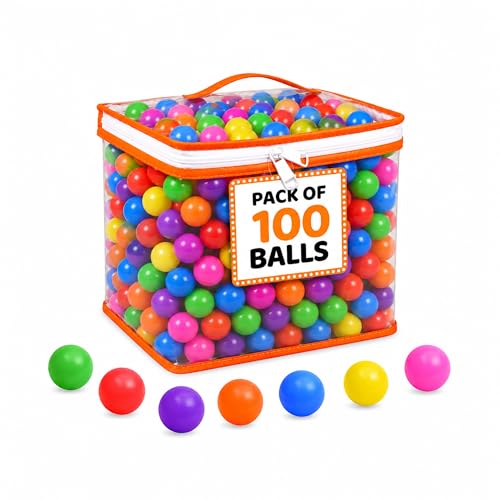 Bright Color Toddler Ball Pit Balls with Storage Bag