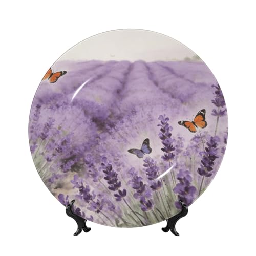 Plato decorativo Charm de porcelana oriental 10in miniatura 1