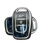 🚗Convient au modèle : coque de clé TPU compatible avec Renault Twingo 3 Dacia Sandero Stepway | || Duster Dokker Dacia Sandero 3 ; pour clé 3 boutons R & ault (Veuillez vérifier que la forme de votre clé de voiture est identique à l'image 2 avant l'achat.)