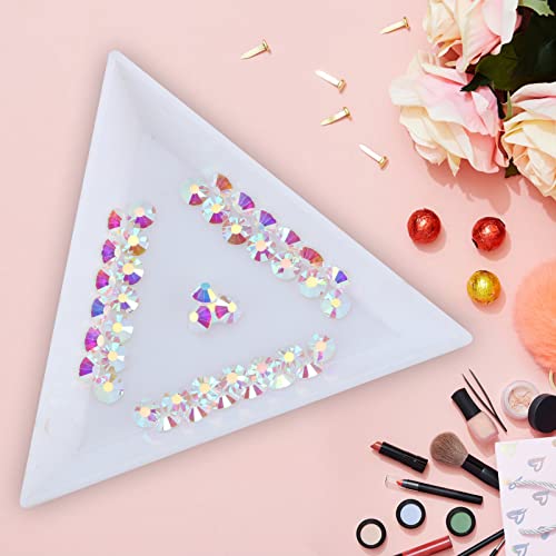 Image of Jollin Crystal Flatback Rhinestones for Crafts 2.4mm SS8, Transparent AB | Glue Fix, 2880pcs Glass Rhinestones for Bedazzling, Clothes, Tumblers, Nail Art, Shoes, Bags, Caps & Accessories Decoration