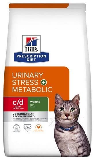 Hill's Feline c/d Urinary Stress + Metabolic Dry Cat Food 3 kg