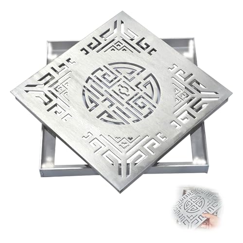 Grille de caniveau design en acier inoxydable pour aménagements élégants