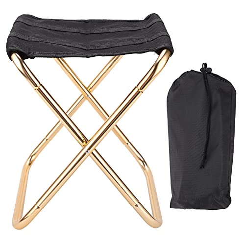 Pilipane Lightweight Aluminium Alloy Folding Stool Portable MINI Camping Seats for Outdoor Activities
