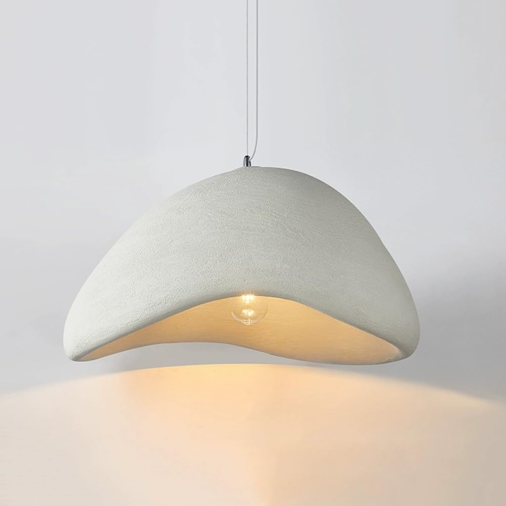 Hanging Lamp White E27 Pendant Lights Restaurant Lights Creative Personalized Bar Pendant Lamp Wabi-sabi Style B&B Home Decor Lighting Fixtures