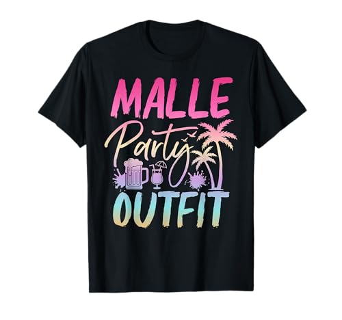 Malle Party Crew Gruppen Motiv Mallorca Party Outfit T-Shirt