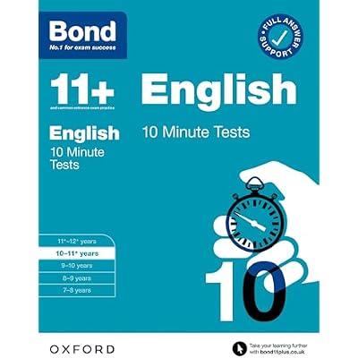Bond 11+ 10 Minute Tests English 10-11 years