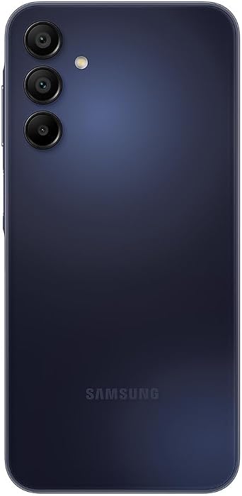 SAMSUNG Galaxy A15 5G Dual SIM (128GB, 2024) 6.5 90Hz AMOLED, 50MP Camera, 4G Volte (Fully Unlocked International Model for AT&T, T-Mobile, Verizon, Global) A156M/DSN (w/ 256GB SD Card, Blue Black)
