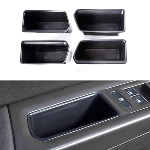 TLIFORT Armrest Container Door Handle Storage Organizer Box Tray for