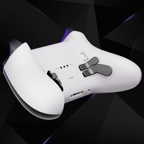 eXtremeRate Replacement Bottom Shell for Xbox One Elite Series 2 Controller, Custom White Back Housing Shell Cover for Xbox Elite Series 2 Core Wireless Controller Model 1797 by eXtremeRate - Image 6