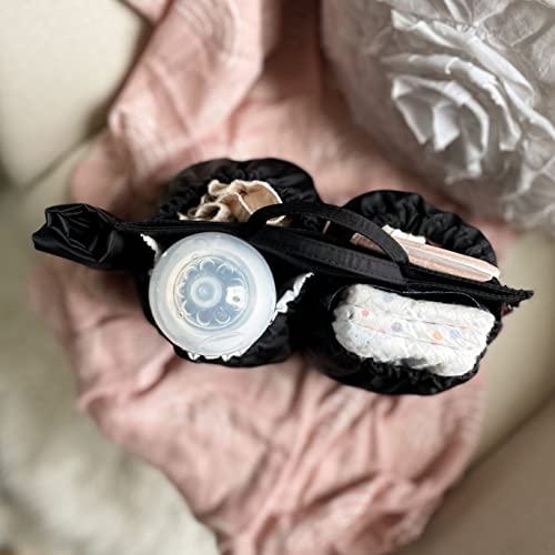 Totesavvy Mini - Diaper Bag Organizer (Black, 9.5" X 9" X 5") #TOP3